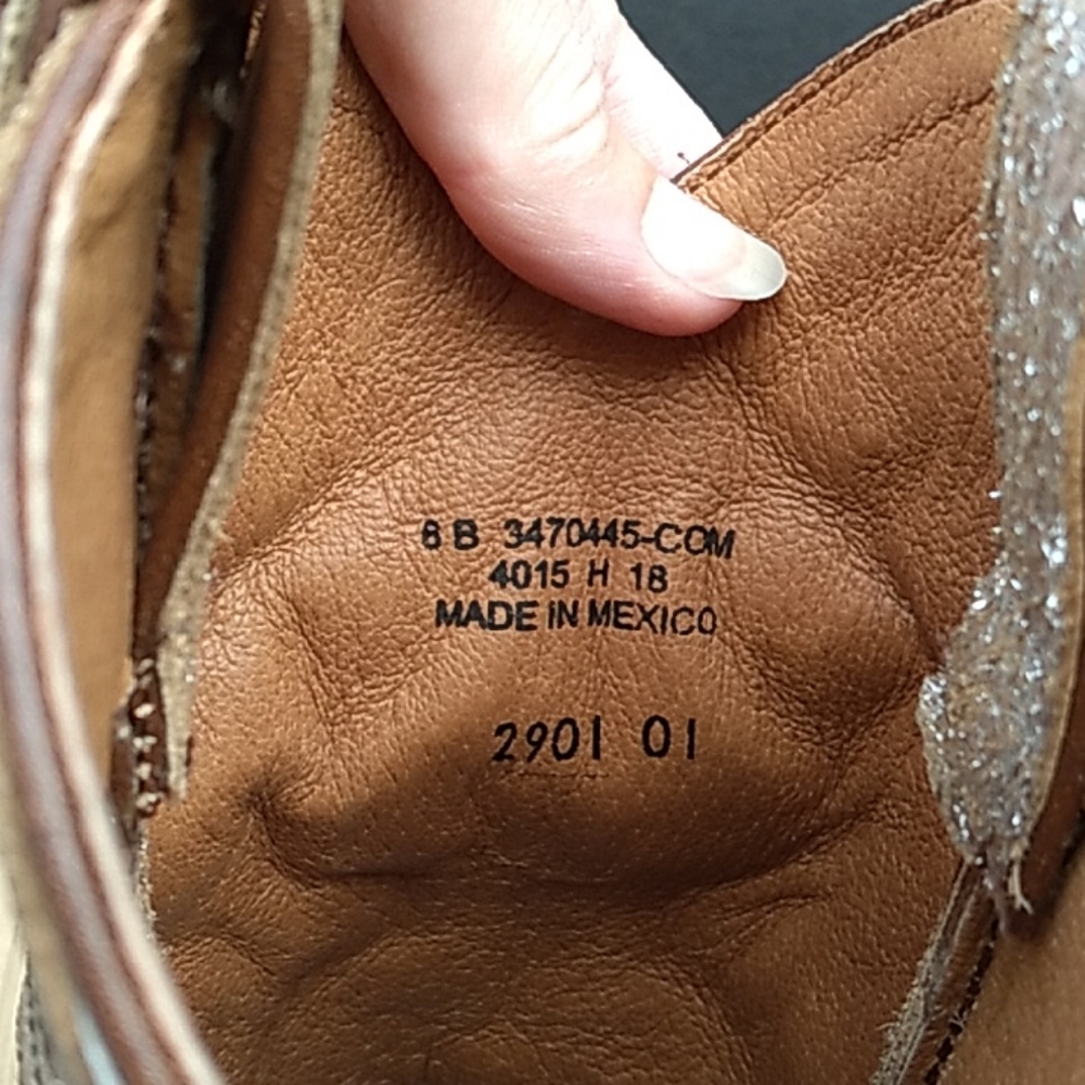❤️💐⚡️NIB Women's Frye Billy brown tan boots size 6❤️💐⚡️ - Picture 12 of 16